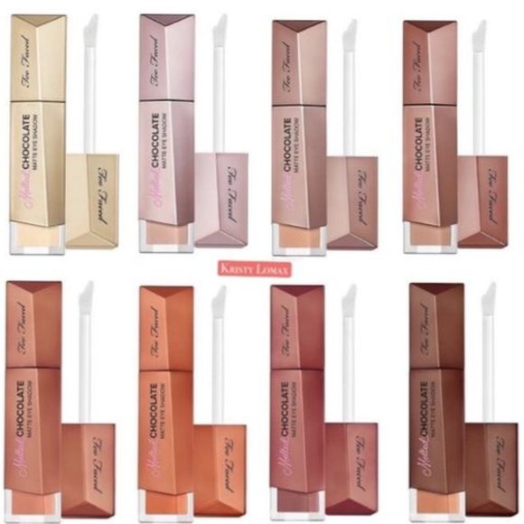 TOO FACED Chocolate Wine eye shadow NIB Melted Chocolate Matte - Picture 8 of 10